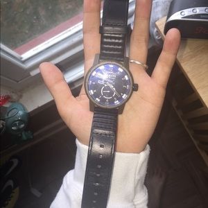 Nixon patriot leather watch